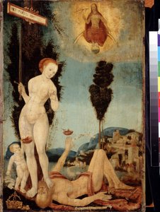 Pintura ""La alegoría de la justicia"" de Melchior Feselen (1495-1538) Museo Pushkin del siglo XVI, Moscú de Melchior Feselen