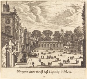 Capitolina, Roma de Melchior Küsel after Johann Wilhelm Baur