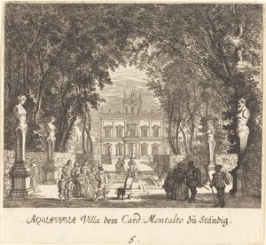 Villa Aquaviva de Melchior Küsel after Johann Wilhelm Baur