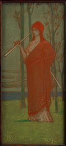 La musa en el mar de Melchior Lechter
