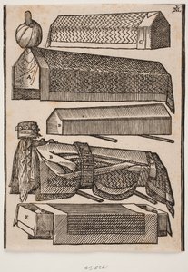 Cinco ataúdes turcos de Melchior Lorck