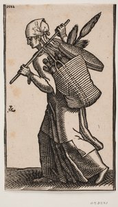 Vendedor de escobas de Melchior Lorck
