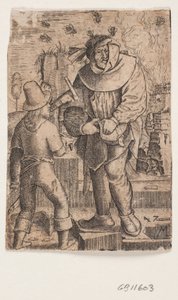 Hombre con la gaita de Melchior Lorck