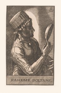 Raheme Soltane (título en el objeto) de Melchior Lorck