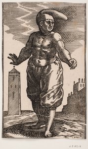 Hombre de pie con torso desnudo