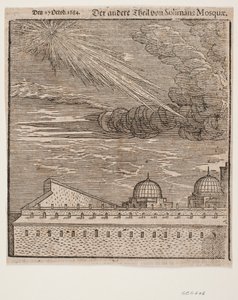 La mezquita de Süleymaniye, vista desde el noreste. Mitad izquierda de Melchior Lorck