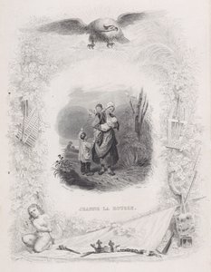 Jeanne la pelirroja, de Las canciones de Béranger, 1829 de Melchior Peronard