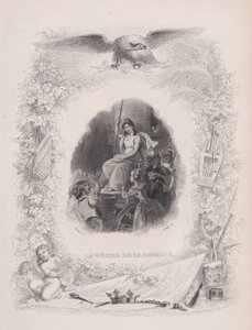 La Diosa Libertad, de Las Canciones de Béranger, 1829 de Melchior Peronard