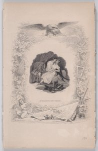 El traje de corte, de Las canciones de Béranger, 1829. Creadores: Melchior Péronard, Auguste Blanchard I de Melchior Péronard, Auguste Blanchard I