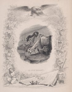 El judío errante, de Las canciones de Béranger, 1829. Creadores: Melchior Péronard, Joubert