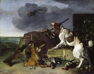 Perro defendiendo el juego, 1658