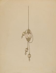 Ornamento para el cabello, c. 1937