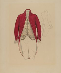 Abrigo y chaleco de hombre, c. 1936 de Melita Hofmann