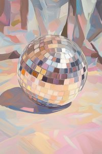 Pastel Disco Ball de Melloi Art Prints