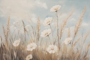 Flores de campo serenas de Melloi Art Prints