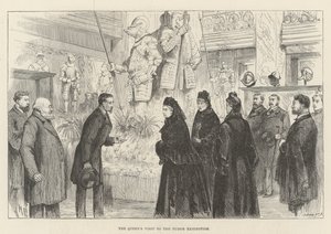La visita de la Reina a la Exposición Tudor de Melton Prior