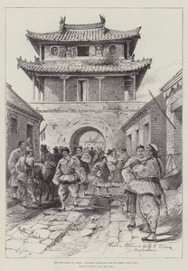 La situación en China, puerta de entrada occidental a Tsimo, Kiao-Chau