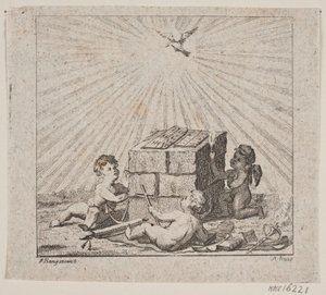Danés:  Vignet til N. E. Balle "Theses Theologica" de Meno Haas