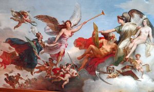 La Francia victoriosa en Bouvines de Merry Joseph Blondel