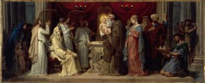 Presentación de Jesús en el Templo, hacia 1849 (pintura) de Merry Joseph Blondel