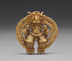 Colgante de figura, c. 1000-1550 de Mesoamerican Mesoamerican
