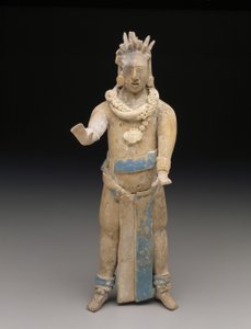 Figurilla: Hombre de pie, Período Clásico Tardío, 650-900 d.C. de Mesoamerican Mesoamerican