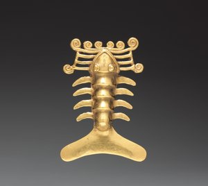 Colgante de langosta, c. 1000-1500 de Mesoamerican Mesoamerican