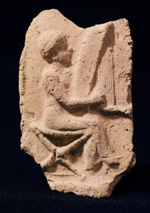 Tocador de arpa, 1830-1600 a.C. de Mesopotamian