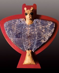 Mesopotamia: Águila con cabeza de león (estatuilla del Tesoro de la Dinastía de Ur) de Mesopotamian Mesopotamian