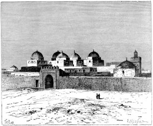 La Mezquita de las Espadas, Kairuán, c. 1890