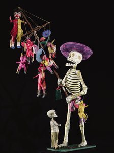 Día de los Muertos: Vendedor de juguetes, de Oaxaca de Mexican School