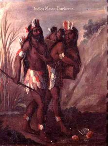 Cruce de razas indias (óleo sobre panel)