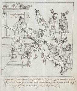 Batalla Evangélica, de Historia de Tlaxcala por Diego Muñoz Camargo de Mexican School