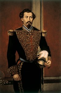 Retrato de Miguel Miramón (1831-1867), general y político mexicano de Mexican School