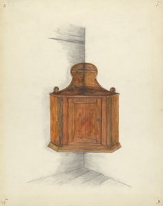 Armario de esquina, c. 1953 de Meyer Goldbaum
