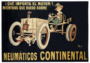 Neumáticos Continental, c.1900 (impresión)