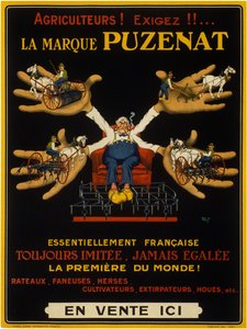 ¡Agricultores! ¡exigid!!... la marca Puzenat esencialmente francesa
