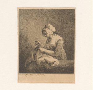 Mujer de la costura