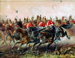 La carga de la Brigada Ligera durante la Batalla de Balaclava, 1854