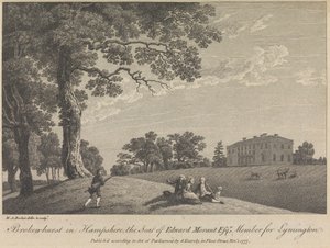 Broken-hurst in Hampshire, The Seat of Edward Morant, Esquire, Member for Lymington (publicado por G. Kearsly); página 43 (Volumen Uno)