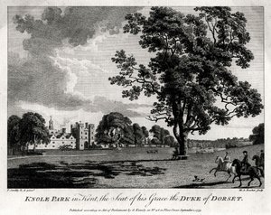 Knole Park en Kent, la residencia de Su Gracia el Duque de Dorset, 1775