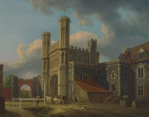 Puerta de San Agustín, Canterbury de Michael Angelo Rooker