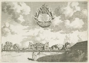 Bentley Hall: grabado en placa de cobre, [1686] de Michael Burghers
