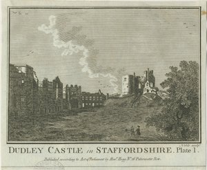 Castillo de Dudley: grabado en placa de cobre