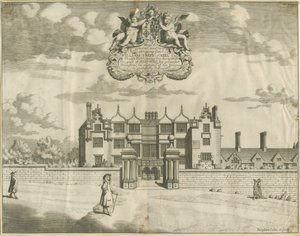 Salón de Keele: grabado en placa de cobre, nd [1653-1686] de Michael Burghers
