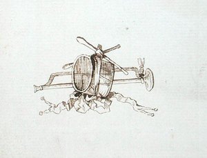 Dibujo del álbum de recortes de Michael Faraday de Michael Faraday
