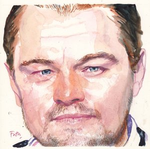 Leonardo DiCaprio, 2016 (acuarela) de Michael Frith