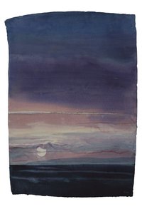Atardecer sobre la isla