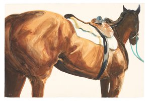 Sin título, 2018 (acuarela sobre papel) de Michael Frith