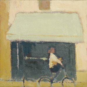 Bicicleta y baguettes, 2017 (óleo sobre lino)